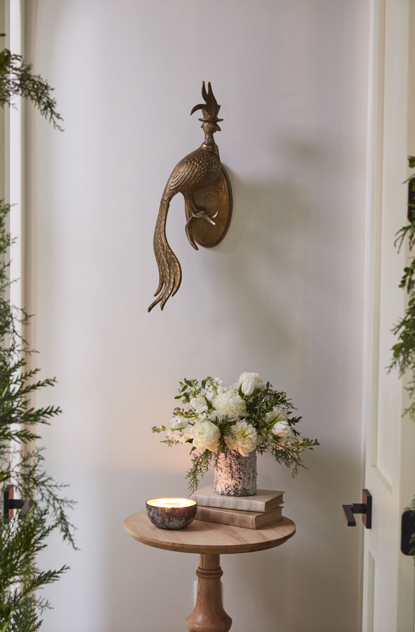 Eric and Eloise Collection - Emerson the Bird with a Top Hat Bronze Hanging Wall Mount