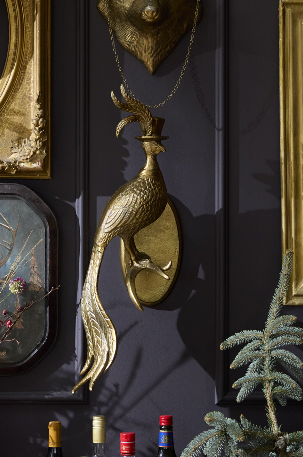 Eric and Eloise Collection - Emerson the Bird with Top Hat Wall Mount