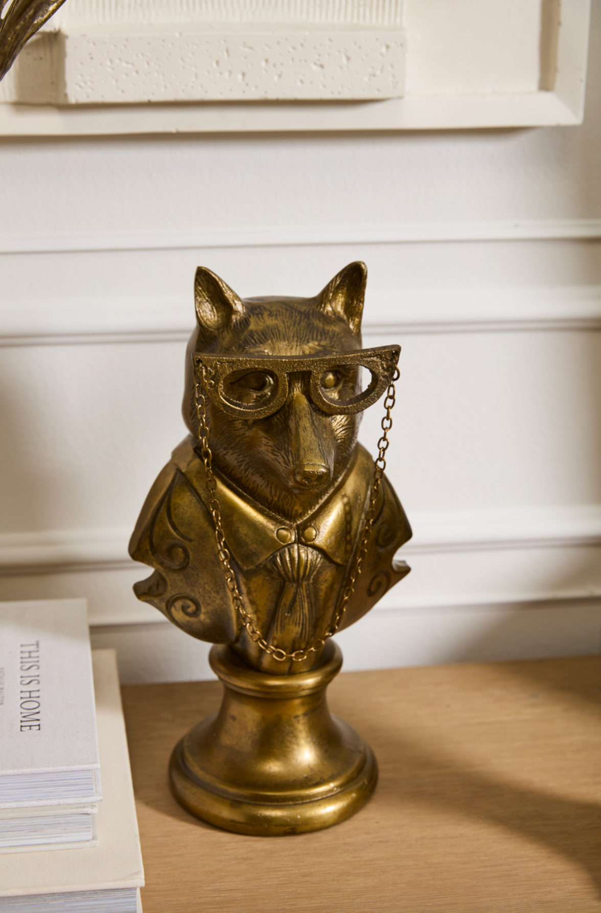Eric and Eloise Collection - Eloise the Lady Fox Bust Form Tabletop Mantel Decor