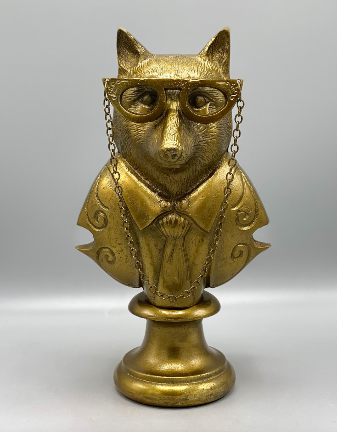 Eric and Eloise Collection - Eloise the Lady Fox Bust Form Tabletop Mantel Decor