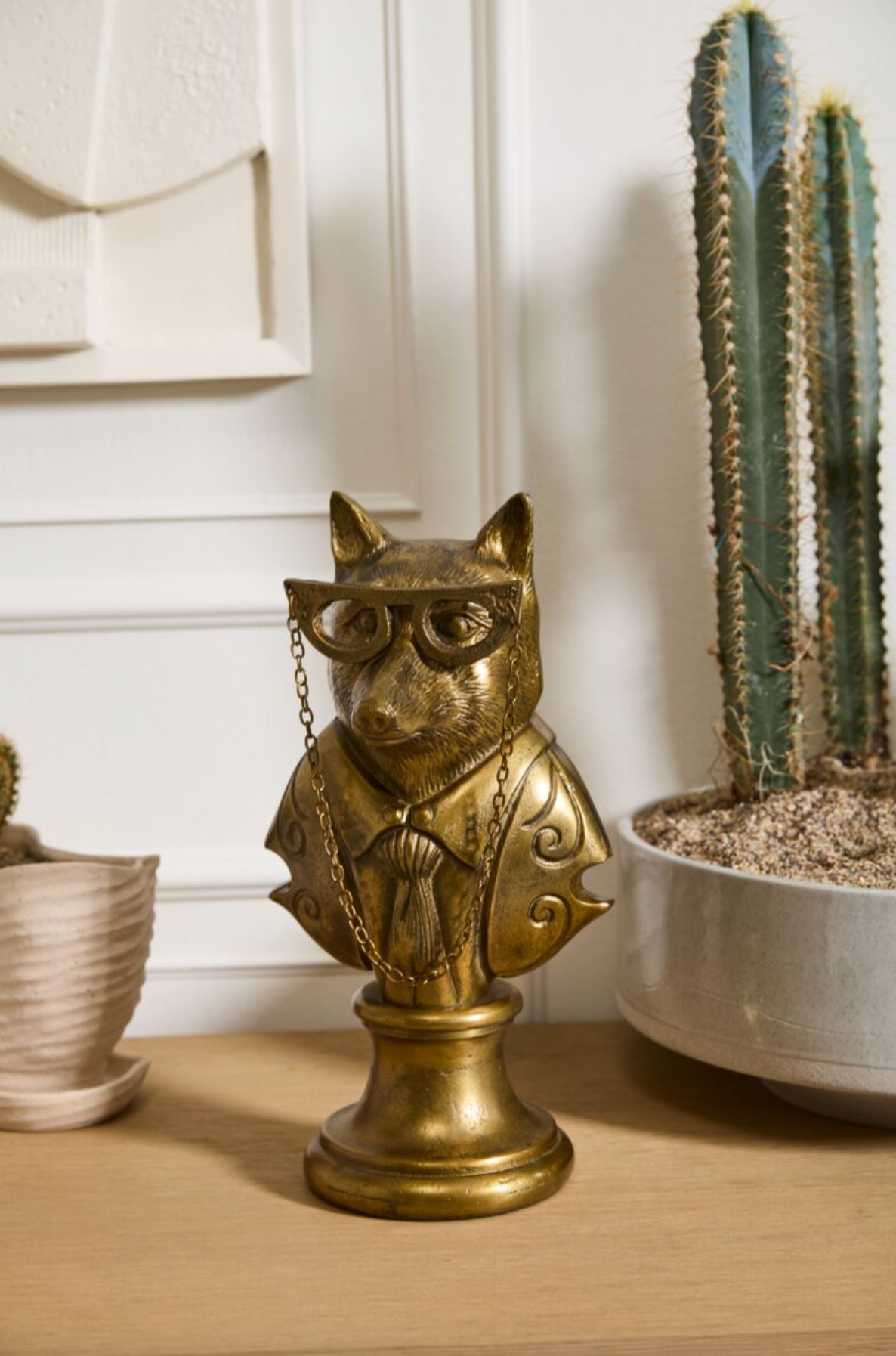Eric and Eloise Collection - Eloise the Lady Fox Bust Form Tabletop Mantel Decor