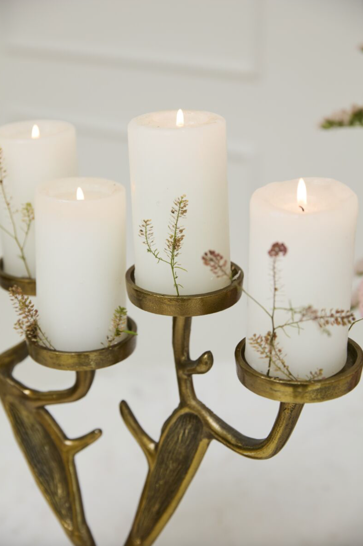 Eric and Eloise Collection - Eric Bronzed Bunny Rabbit Candle Holder